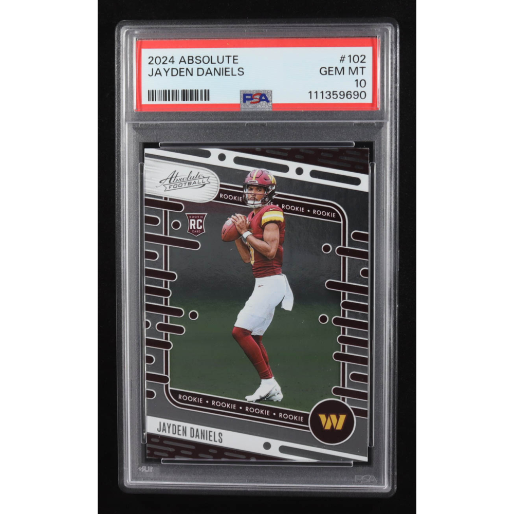 Jayden Daniels 2024 Absolute #102 RC (PSA 10) at PristineAuction.com