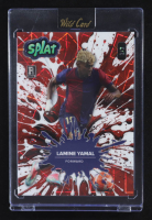 Lamine Yamal 2024 Wild Card Splat Red Lazer #LY1 RC #3/3 at PristineAuction.com