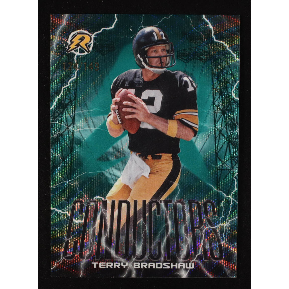Terry Bradshaw 2024 Topps Resurgence Conductors Teal Surge #C20 #124/149 at PristineAuction.com