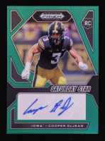 Cooper DeJean 2024 Panini Prizm Draft Picks Saturday Star Signatures Green #37 RC at PristineAuction.com