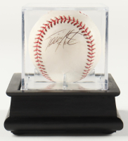 Torii Hunter Signed OML Baseball in Display Case (PSA) at PristineAuction.com