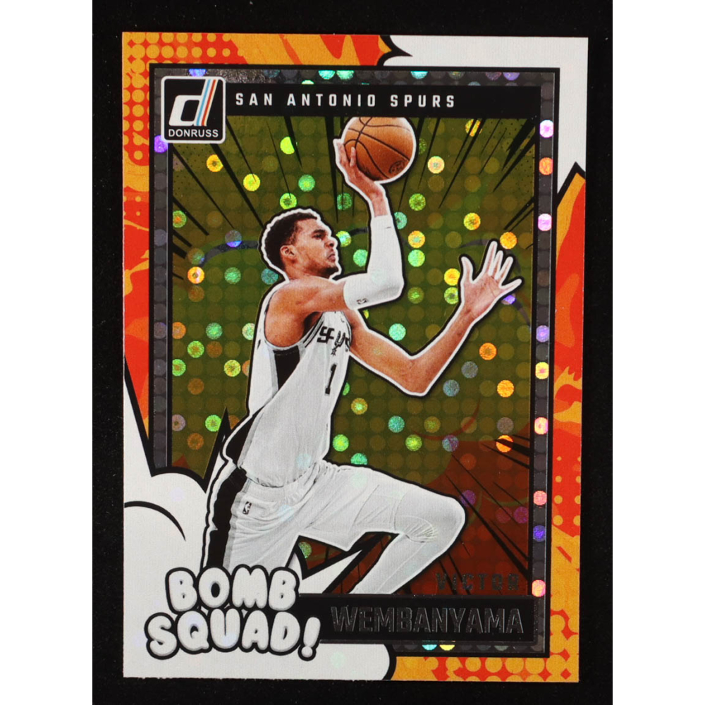 Victor Wembanyama 2024-25 Donruss Bomb Squad Disco #6 at PristineAuction.com