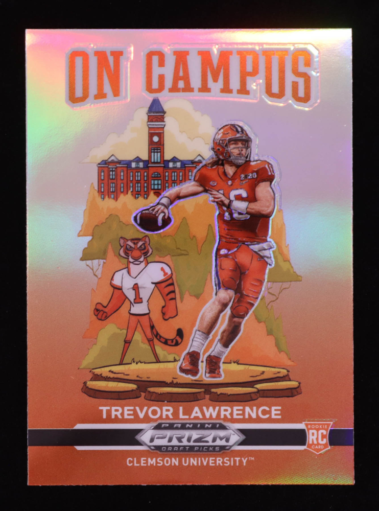 Trevor Lawrence 2021 Panini Prizm Draft Picks On Campus #1 RC