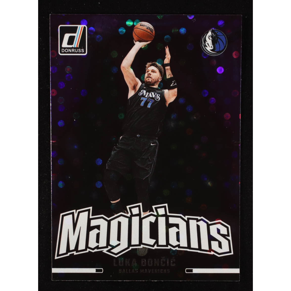 Luka Doncic 2024-25 Donruss Magicians Disco #8 at PristineAuction.com Luka Doncic 2024-25 Donruss Magicians Disco #8 at PristineAuction.com