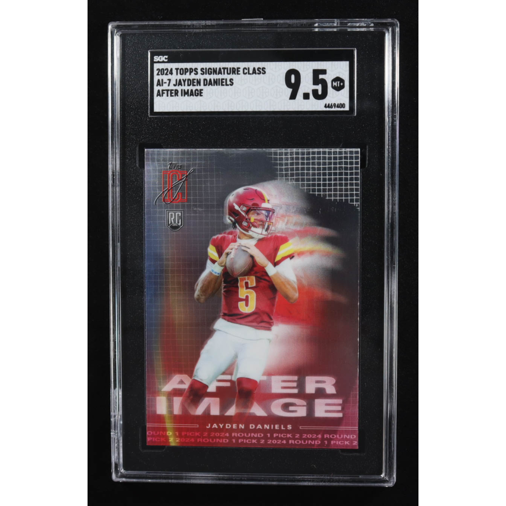 Jayden Daniels 2024 Topps Signature Class After Image #AI-7 RC (SGC 9.5) at PristineAuction.com