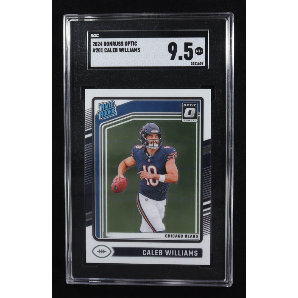 Caleb Williams 2024 Donruss Optic #201 RC (SGC 9.5) at PristineAuction.com