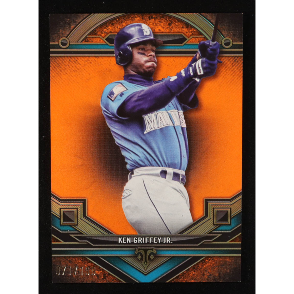 Ken Griffey Jr. 2024 Topps Triple Threads Amber #23 #71/199 at PristineAuction.com Ken Griffey Jr. 2024 Topps Triple Threads Amber #23 #71/199 at PristineAuction.com