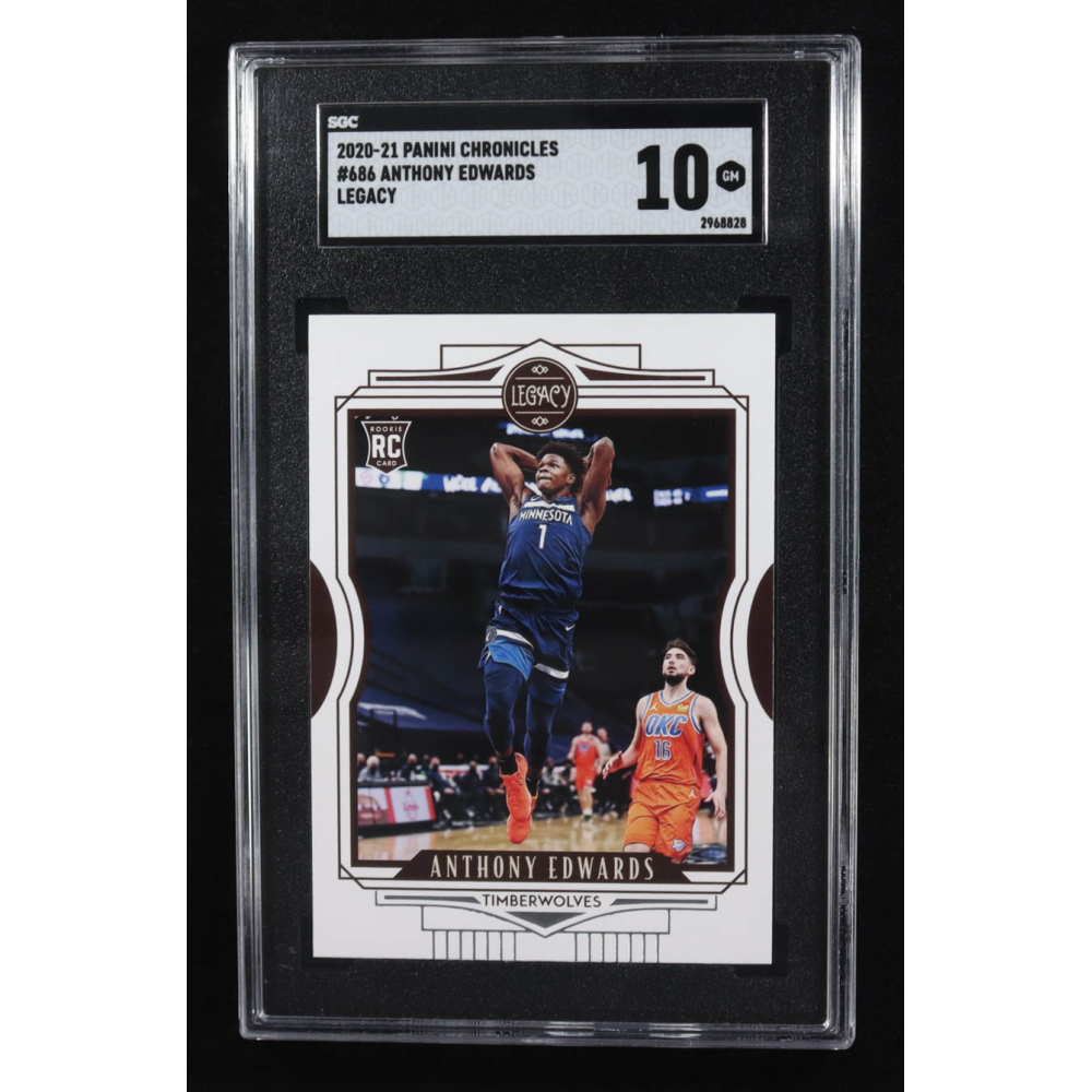 Anthony Edwards 2020-21 Panini Chronicles #686 RC (SGC 10) at PristineAuction.com