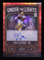 Justin Jefferson 2020 Panini Legacy Under the Lights Ruby #10 RC #11/50 at PristineAuction.com
