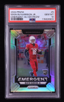 Marvin Harrison Jr. 2024 Panini Prizm Emergent Prizms Silver #5 RC (PSA 10) at PristineAuction.com