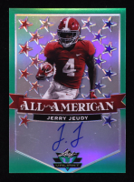 Jerry Jeudy 2020 Leaf Valiant All American Green #AAJJ1 RC #36/75 at PristineAuction.com