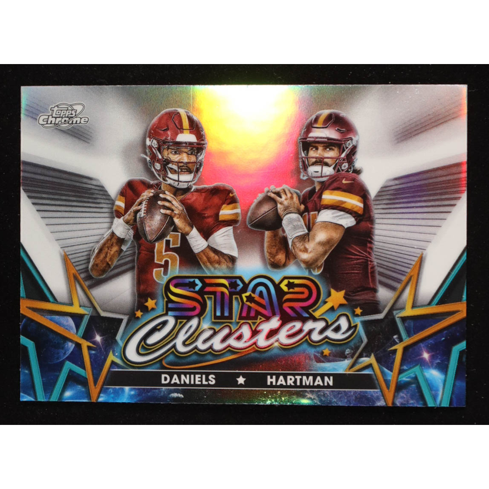 Jayden Daniels / Sam Hartman 2024 Topps Cosmic Chrome Star Clusters #SCL8 RC at PristineAuction.com