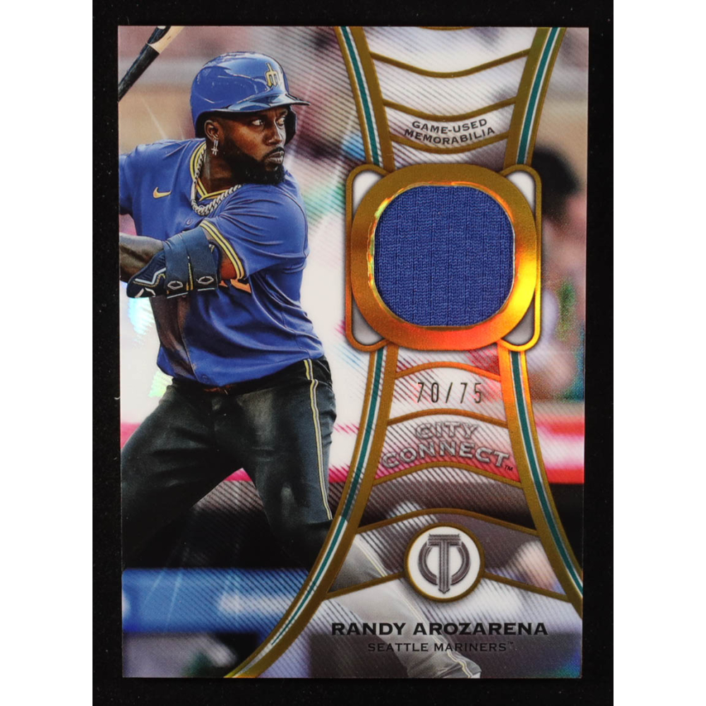 Randy Arozarena 2025 Topps Tribute Tributaries Relics Gold #TTRA #70/75 at PristineAuction.com