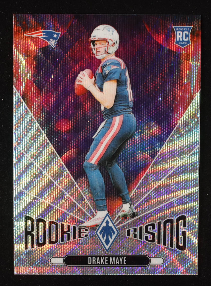 Drake Maye 2024 Panini Phoenix Rookie Rising Wave #44 RC