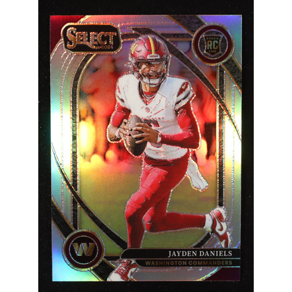 Jayden Daniels 2024 Select Prizm Silver #217 RC at PristineAuction.com