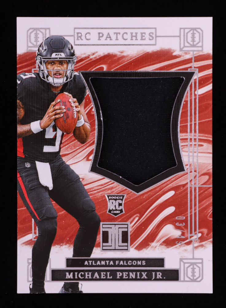 Michael Penix Jr. 2024 Panini Impeccable RC Logo Patches #9 RC #03/49
