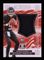 Michael Penix Jr. 2024 Panini Impeccable RC Logo Patches #9 RC #03/49 at PristineAuction.com