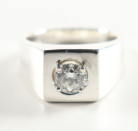 New 1.22 Carats Lab Grown Diamond Ring F, Internally Flawless | Estimated Retail Value: $3,000 (UGL & IGI) at PristineAuction.com