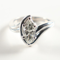 New 1.17 Carats Lab Grown Diamond Ring H, VVS2 | Estimated Retail Value: $2,400 (UGL & IGI) at PristineAuction.com