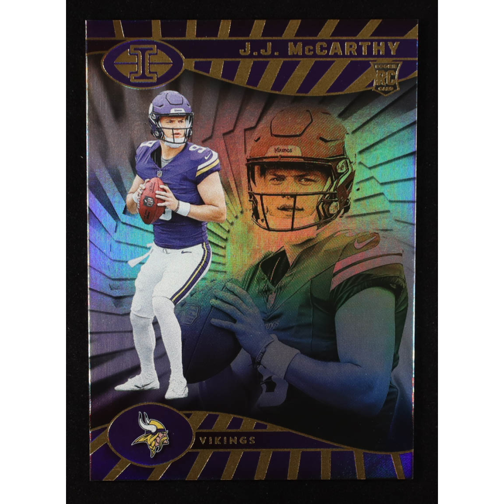 JJ McCarthy 2024 Panini Illusions #100 RC at PristineAuction.com