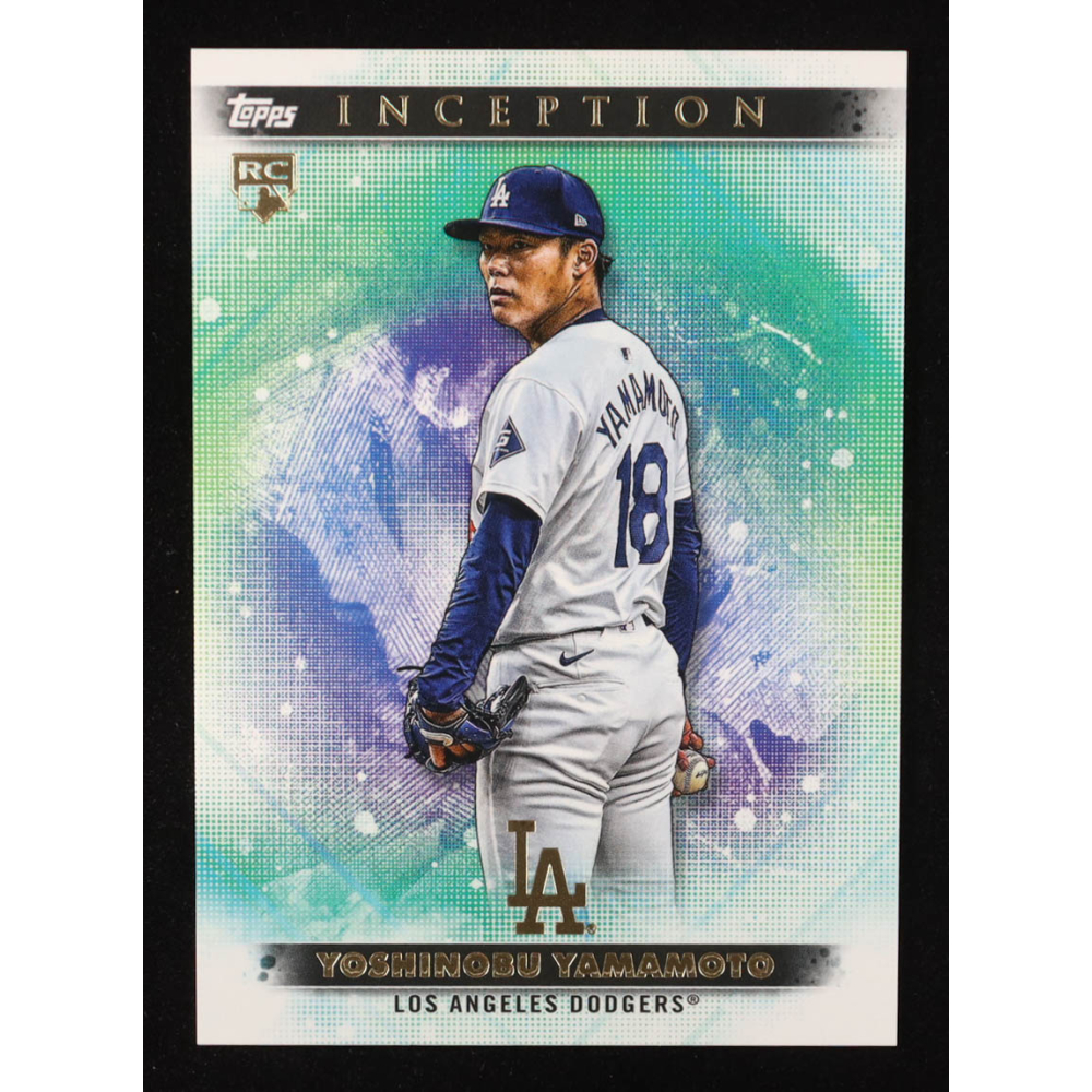 Yoshinobu Yamamoto 2024 Topps Inception Green #44 RC at PristineAuction.com