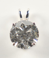 New 4.00 Carats Lab Grown Diamond Pendant G, VS2 | Estimated Retail Value: $6,200 (UGL & IGI) at PristineAuction.com