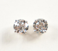 New 1.81 CTW Lab Grown Pair of Diamond Earrings D, VVS2 | Estimated Retail Value: $3,200 (UGL & IGI) at PristineAuction.com