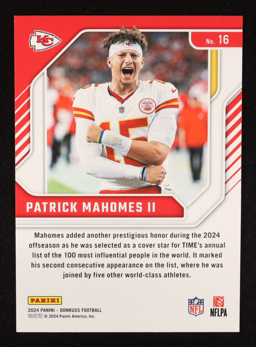 Patrick Mahomes II 2024 Donruss The Elite Series #16 at PristineAuction.com Patrick Mahomes II 2024 Donruss The Elite Series #16 at PristineAuction.com