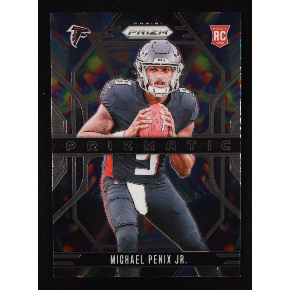 Michael Penix Jr. 2024 Panini Prizm Prizmatic #10 RC at PristineAuction.com