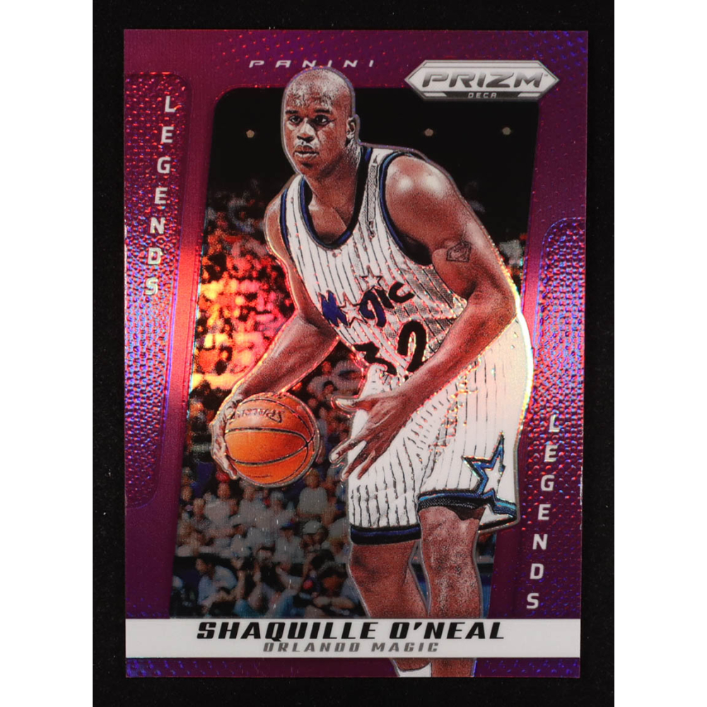 Shaquille O'Neal 2024-25 Prizm Deca Prizms Purple #222 #95/99 at PristineAuction.com Shaquille O'Neal 2024-25 Prizm Deca Prizms Purple #222 #95/99 at PristineAuction.com