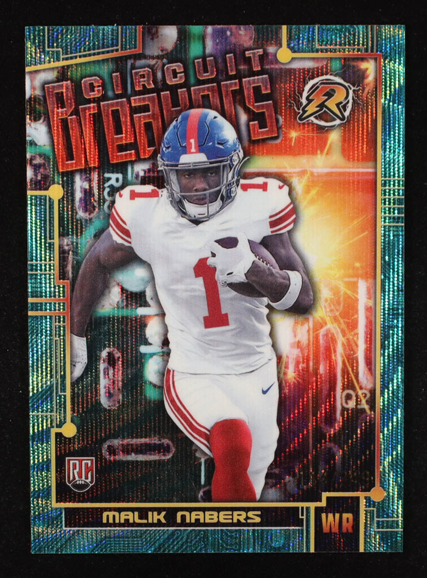 Malik Nabers 2024 Topps Resurgence Circuit Breakers Aqua Surge #CB2 RC #114/249 at PristineAuction.com Malik Nabers 2024 Topps Resurgence Circuit Breakers Aqua Surge #CB2 RC #114/249 at PristineAuction.com