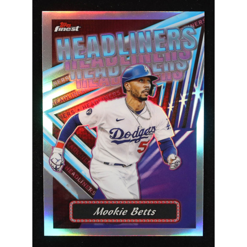Mookie Betts 2023 Finest Finest Headliners #FH18 at PristineAuction.com