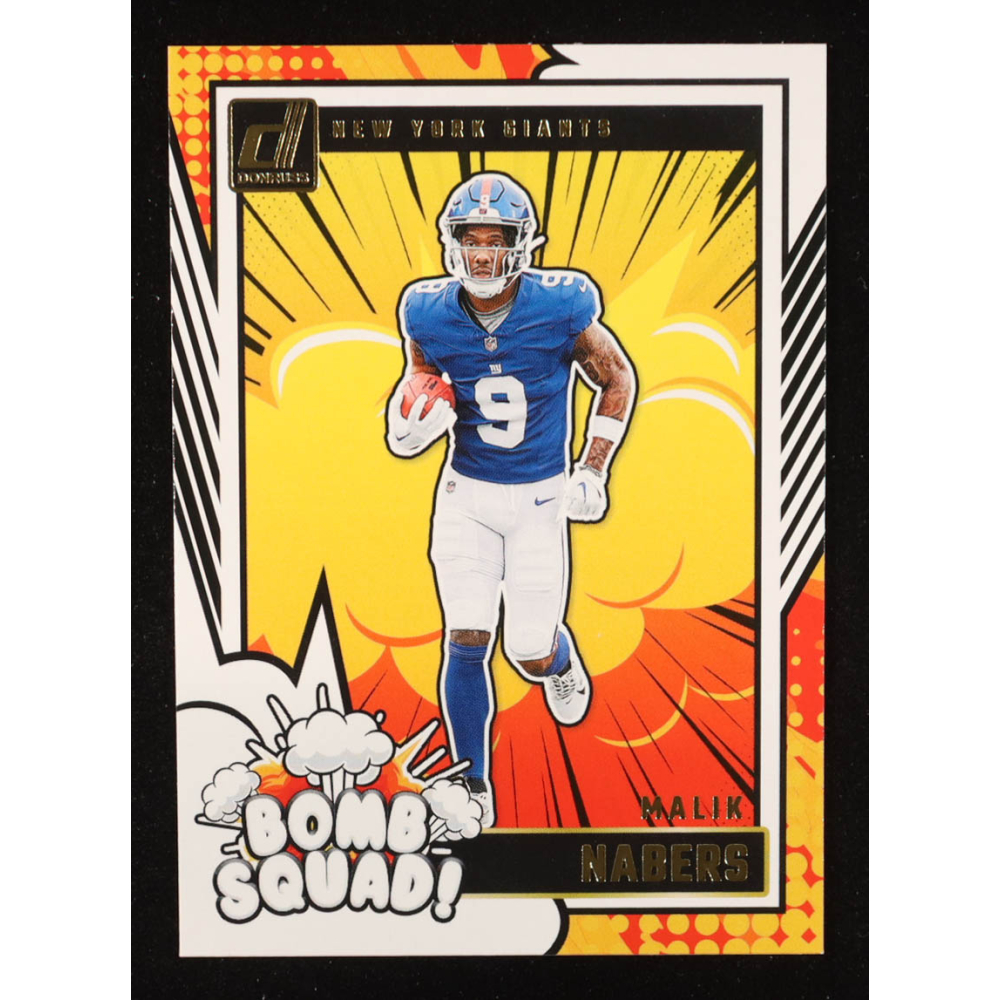 Malik Nabers 2024 Donruss Bomb Squad #25 RC at PristineAuction.com