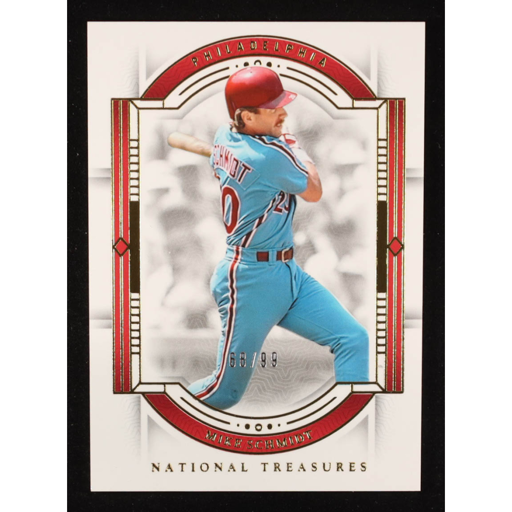 Mike Schmidt 2024 Panini National Treasures #72 #68/99 at PristineAuction.com Mike Schmidt 2024 Panini National Treasures #72 #68/99 at PristineAuction.com