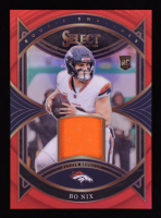 Bo Nix 2024 Select Rookie Swatches Prizm Red #19 RC at PristineAuction.com