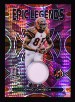 Chad Johnson 2023 Panini Spectra Epic Legends Materials Neon Pink #12 #13/15 at PristineAuction.com