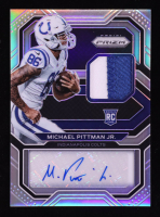 Michael Pittman Jr. 2020 Panini Prizm Rookie Patch Autographs Prizm #14 RC #66/99 at PristineAuction.com