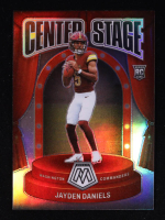 Jayden Daniels 2024 Panini Mosaic Center Stage Silver #8 RC at PristineAuction.com