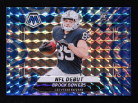 Brock Bowers 2024 Panini Mosaic Mosaic Reactive Blue #286 DEB RC at PristineAuction.com