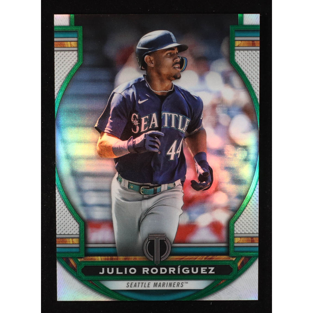 Julio Rodriguez 2023 Topps Tribute Green #10 #19/99 at PristineAuction.com