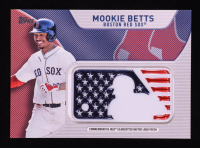 Mookie Betts 2017 Topps Independence Day MLB Logo Patch #IDMLMBE at PristineAuction.com