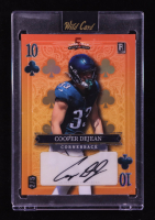 Cooper DeJean 2024 Wild Card 5 Card Draw Stacked Deck Autographs 10 Of Clubs Prismatic Orange #SDHCCDA RC #2/5 at PristineAuction.com