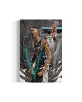 Victor Wembanyama Spurs Custom 14x20 Canvas at PristineAuction.com