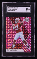 Tua Tagovailoa 2021 Panini Mosaic Draft Picks Mosaic Pink #75 #9/25 (SGC 9) at PristineAuction.com