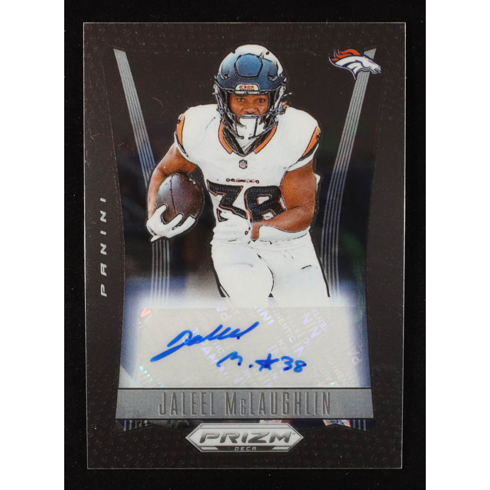 Jaleel McLaughlin 2024 Panini Prizm Deca #90 at PristineAuction.com