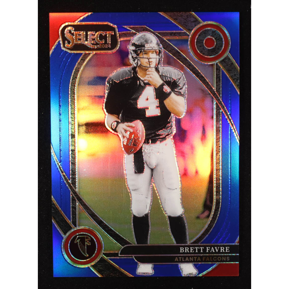 Brett Favre 2024 Select Prizm Blue #211 #86/99 at PristineAuction.com