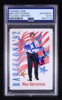 Mike Krzyzewski Signed 1991-92 SkyBox #542 (PSA) at PristineAuction.com