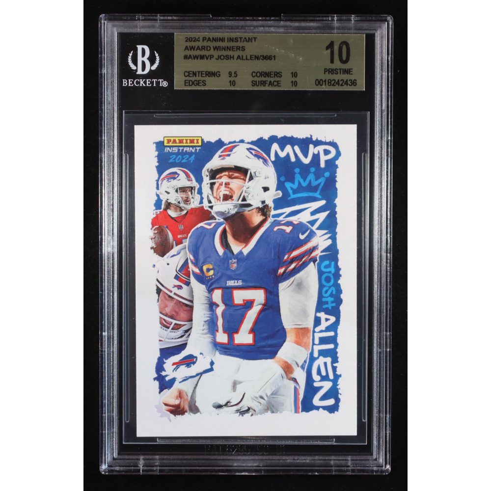 Josh Allen 2024 Panini Instant Award Winners #AWMVP (BGS 10) at PristineAuction.com