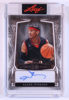 Allen Iverson 2025 Leaf Sports Heroes Clear Autographs Copper #BAAI1 #8/25 at PristineAuction.com
