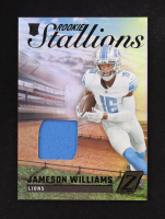 Jameson Williams 2022 Zenith Rookie Stallions Materials #8 RC at PristineAuction.com